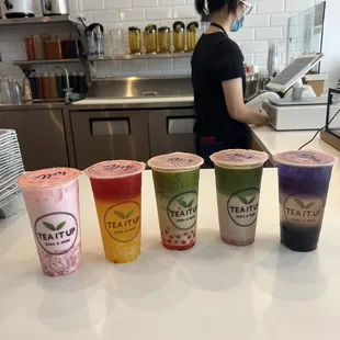 Strawberry Matcha Latte