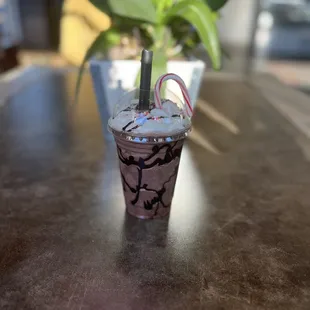 a chocolate milkshake with candy cane cane cane cane cane cane cane cane cane cane cane cane cane cane cane cane