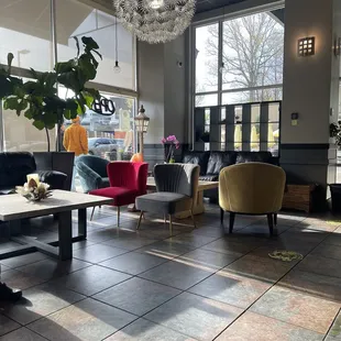 Comfortable seating area