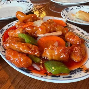 Sweet and sour chicken