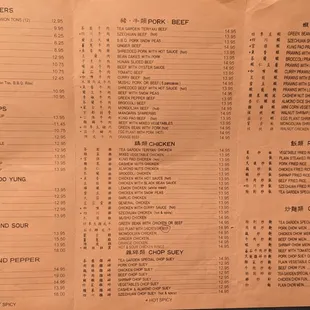 Original owner's menu on 2022.0930 page 2.