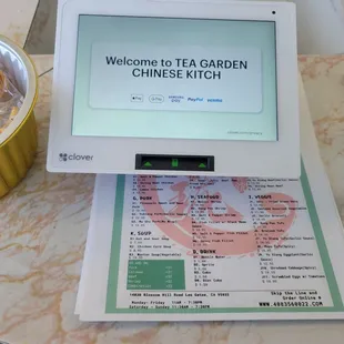 Pay here....looks like a cashless business