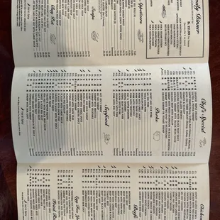 UPDATED TOGO MENU MAY 2024