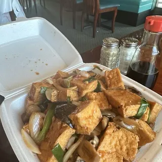 Tofu With Black Mushrooms