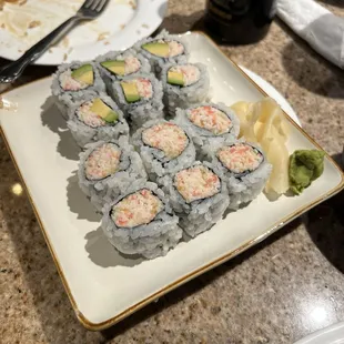 Crunchy roll &amp; Snow Crab roll
