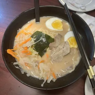 Ramen, very good and made from scratch