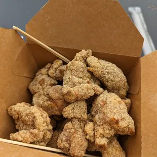 Popcorn chicken!
