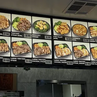 updated menu prices
