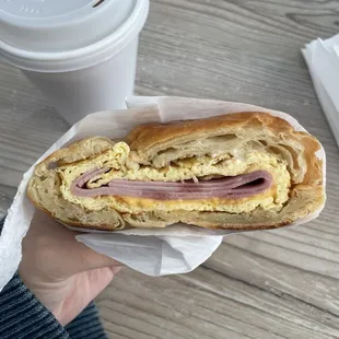Ham and Cheese Croissant