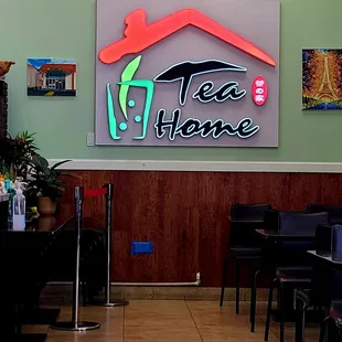 the interior of a restaurant