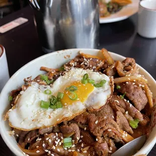 Brisket bowl (soooo awesome)
