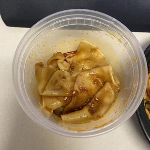 Szechuan Dumpling In Hot Suace