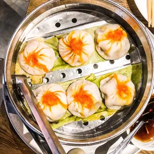 Crabmeat pork soup dumpling is homemade and so delicious! Filled with lots of meat