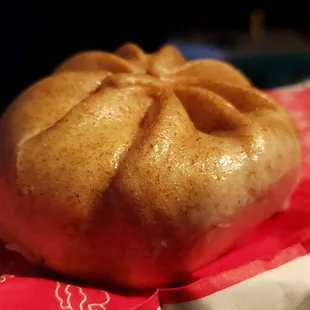 Steamed vegetable dumpling ($4 for two). Not bad.