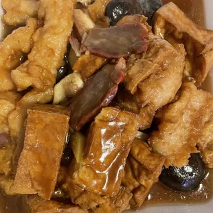 Braised cod with tofu