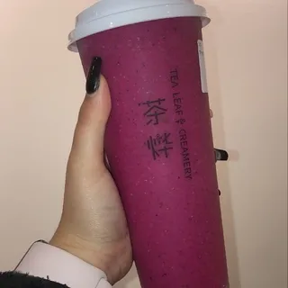 Fresh Red Dragon Fruit Smoothie Tea