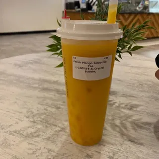 Fresh Mango Smoothie Tea