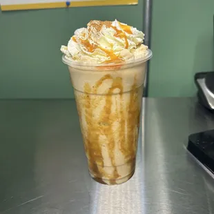 Pumpkin spice frappe
