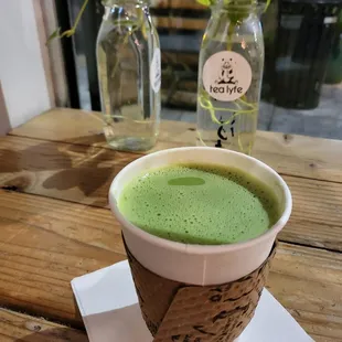 Matcha oatmilk for Friday night  2/24/23