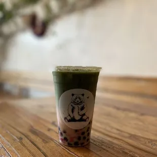 Strawberry Oat Matcha