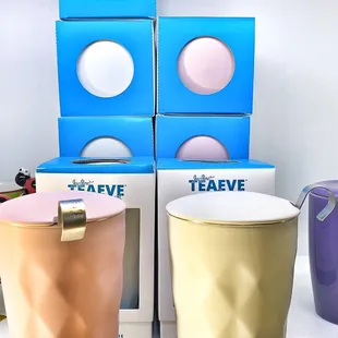 Tea-ware, cool shapes and colors