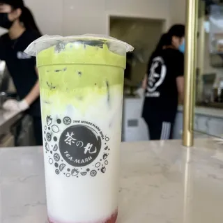 Strawberry Fluffy Matcha