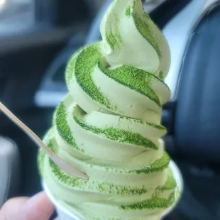 Matcha soft serve