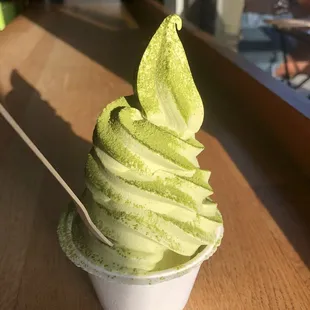 Absolute Best Matcha Soft Serve