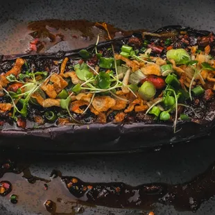 Spicy Roasted Eggplant