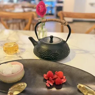 respberry Raspberry Matcha Mousse