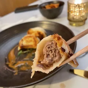Wagyu potstickers