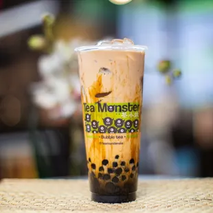 Brown Sugar dirty boba milk tea