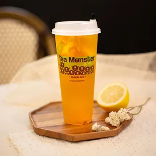 Mango Jasmine tea with Grapefruit and lime