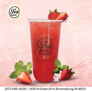Savor the taste of summer with a glass of our refreshing strawberry tea.