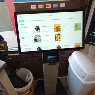 Self service order terminal