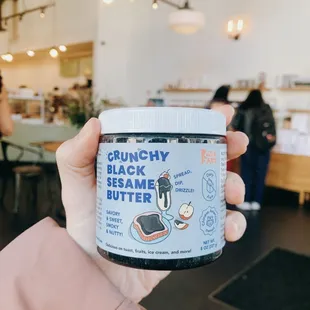 Crunchy Black Sesame Butter