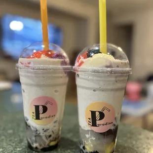 Halo halo milk tea frappe