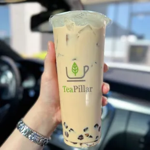 Earl gray milk tea with pearls - good Earl gray tea!