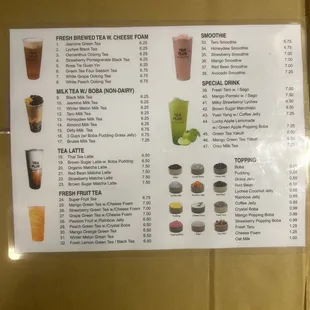 burritos and wraps, menu