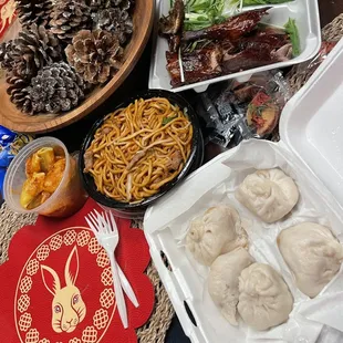 Peking Duck, Steam Buns, Szechuan Dumplings