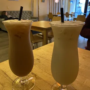 Thai tea and lavender earl grey tea