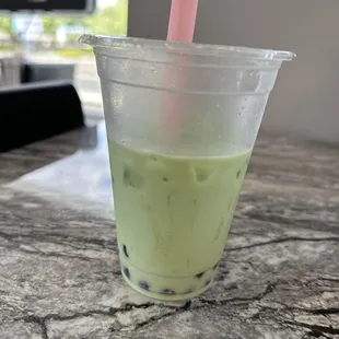 BT4. Honeydew Bubble Tea