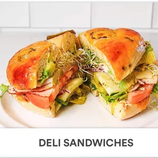 Turkey deli sandwich