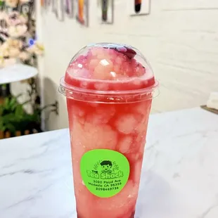 Dragon Fruit Lemonade Slushy