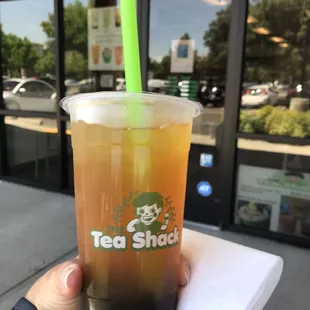Passion Fruit Boba Tea