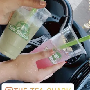 Peach Matcha Tea