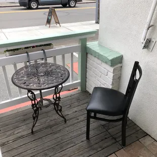 Outdoor seating