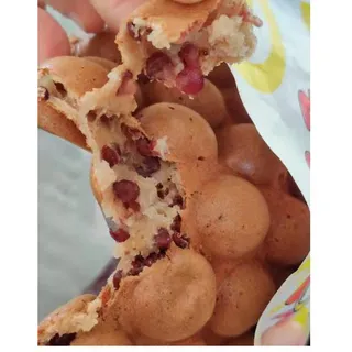 Red Bean Egg Puffs