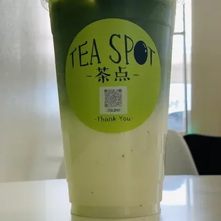 matcha milk tea