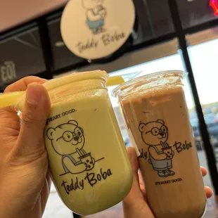 Pistachio Matcha Milk Tea Right